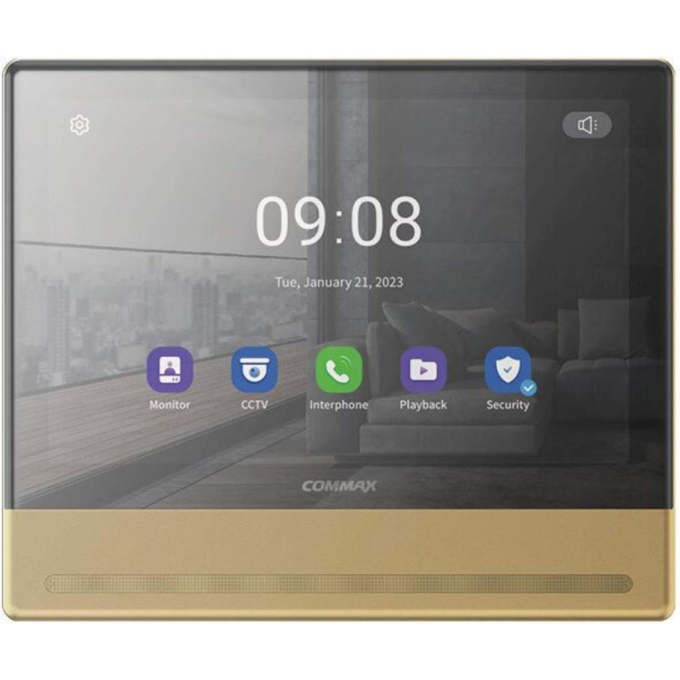 Абонентский монитор COMMAX CDV-1004QT Gold