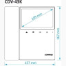 Абонентский монитор COMMAX CDV-43K/VZ