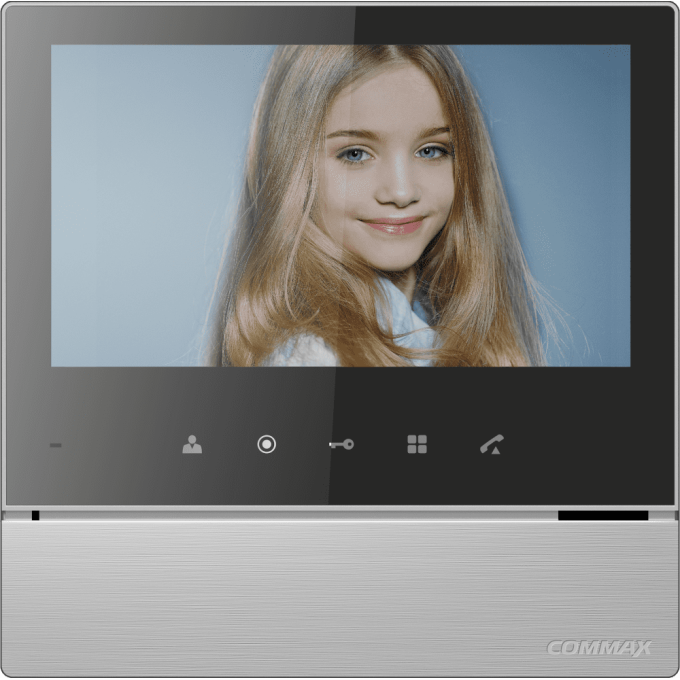 Абонентский монитор COMMAX CDV-70H2 Silver Black Smog