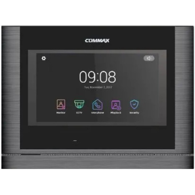 Абонентский монитор COMMAX CMV-70MX темное серебро